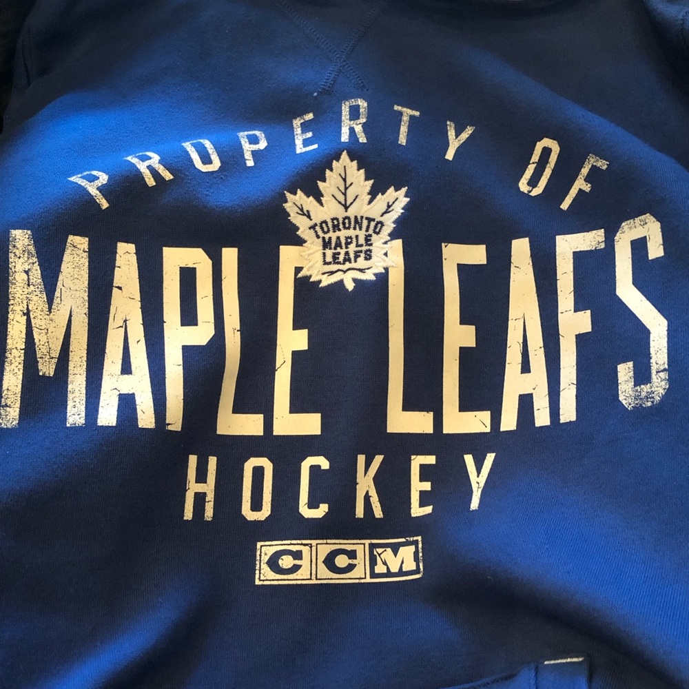 NHL Toronto Maple Leafs blue hoodie